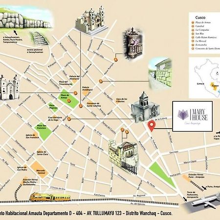 Hospedaje Mary House - En El Corazon Del Куско Екстер'єр фото